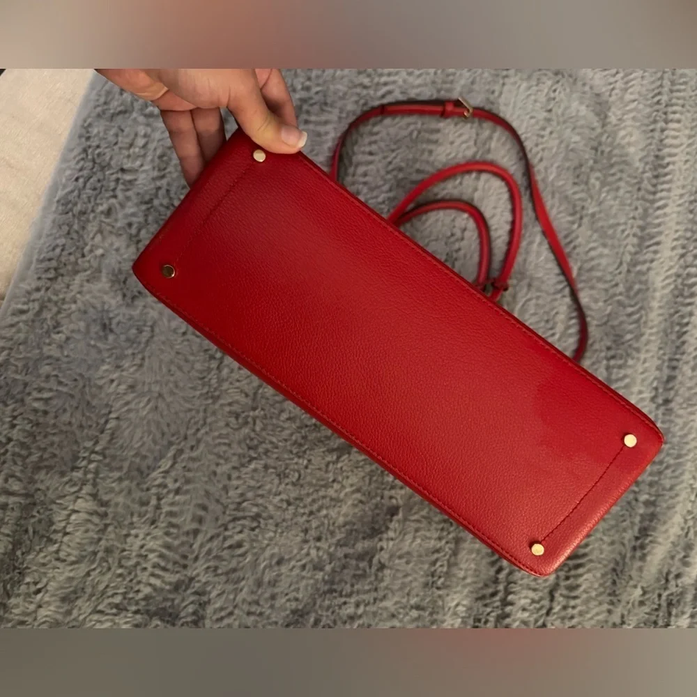 KATE SPADE Cherry Red Eva Medium Satchel
